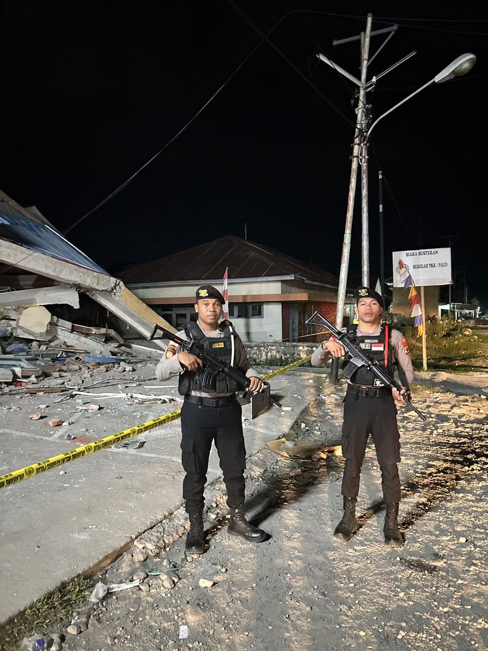 Polres Manggarai Timur Sigap: Pastikan Obvitnas Aman Pasca Gempa NTT