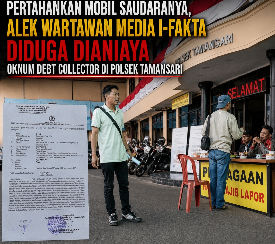 Alek Laporkan Dugaan Penganiayaan oleh Oknum Debt Collector dan Menyoroti Keamanan Terhadap Masyarakat di Kantor Polisi!