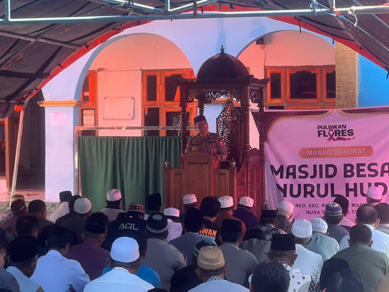 Kombes Pol. Hasripuddin Dampingi Wapres RI dan Perkuat Gerakan Kemanusiaan Brimob Pascagempa NTT