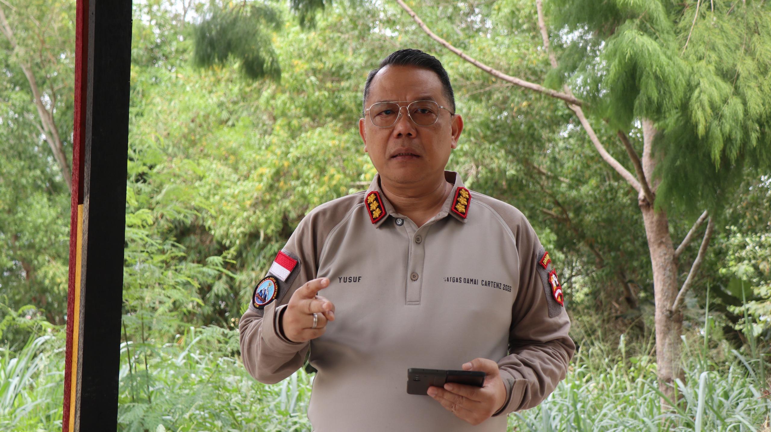 BRIPDA JHON GALU SITUMORANG TERLUKA DITEMBAK DI TOLIKARA, SATGAS KEPOLISIAN OPERASI DAMAI CARTENZ KEMBANGKAN PENYELIDIKAN