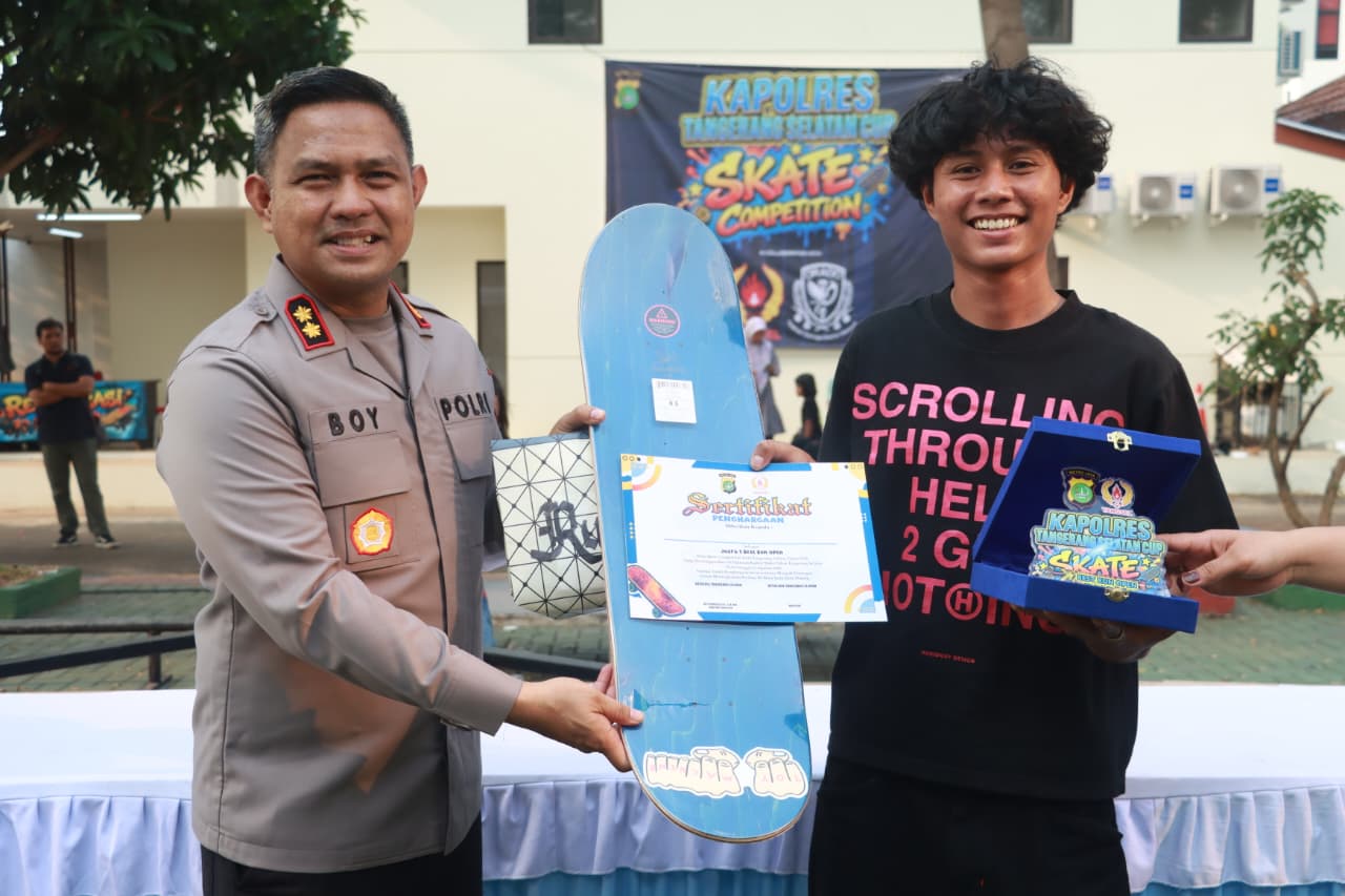 Skate Competition Kapolres Tangsel Cup 2026, Wujud Komitmen Polri Ciptakan Ruang Positif bagi Anak Muda