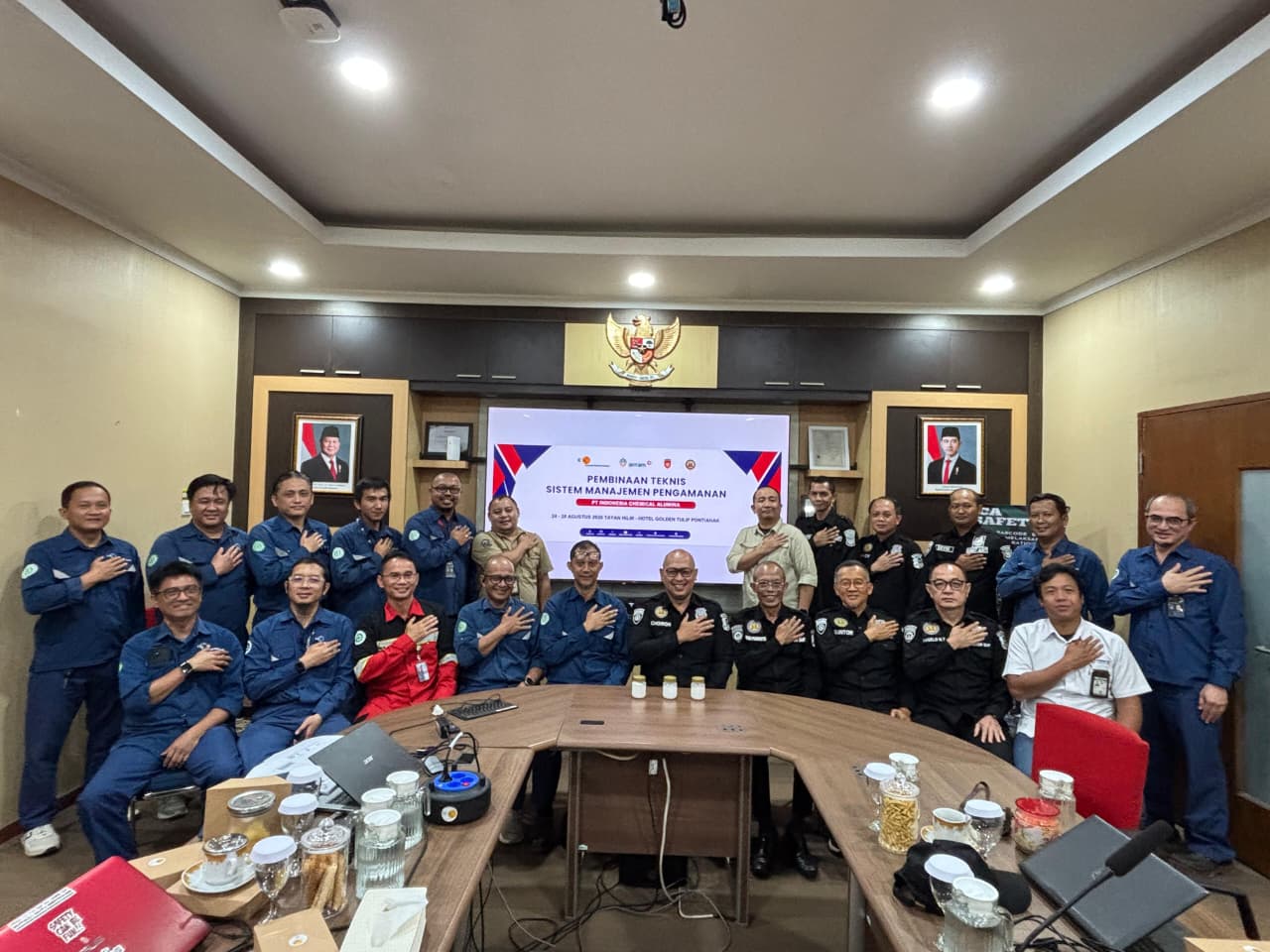 Korsabhara Baharkam Polri Gelar Bintek Implementasi Sistem Manajemen Pengamanan di PT Indonesia Chemical Alumina