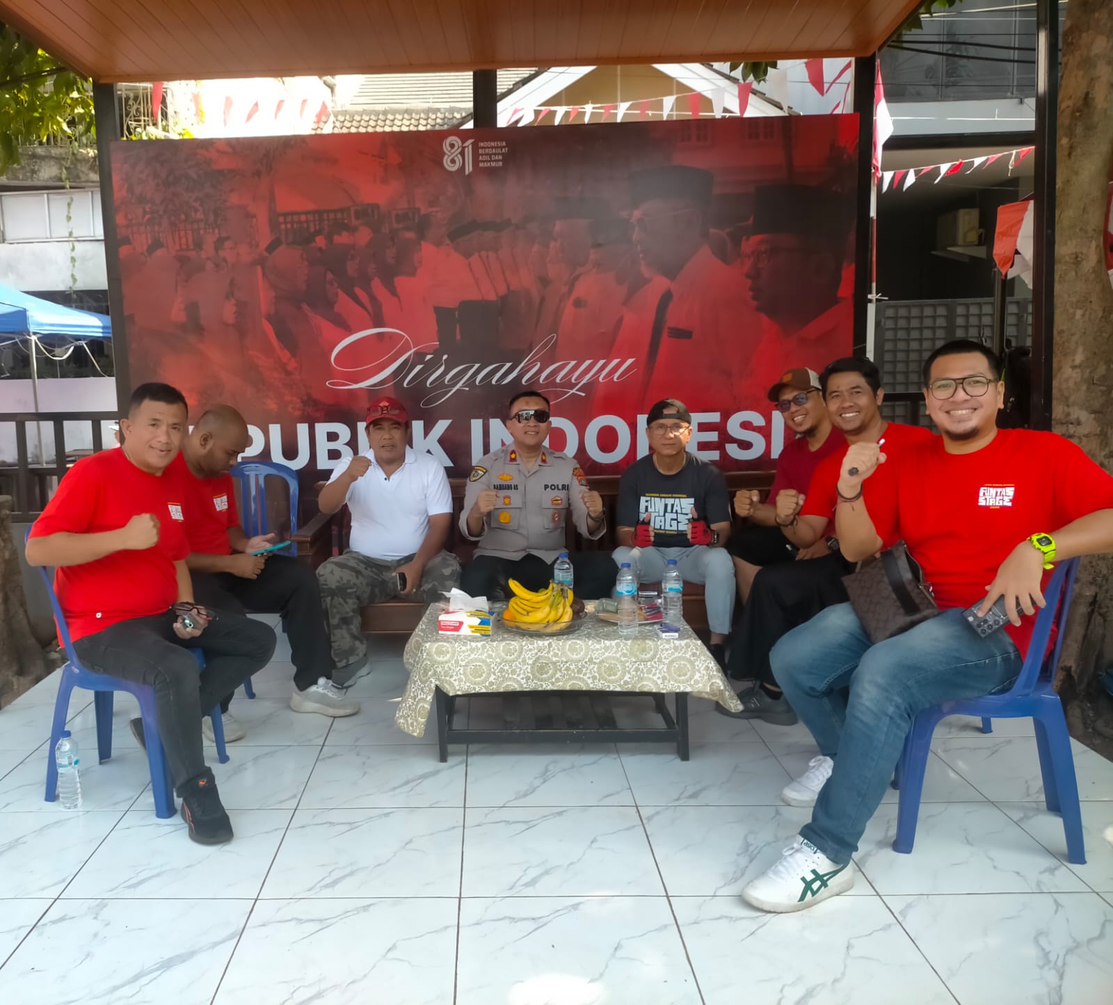 Kapolsek Ciputat Timur Hadiri Semarak HUT RI ke-81, Perkuat Kebersamaan dan Kondusivitas Warga