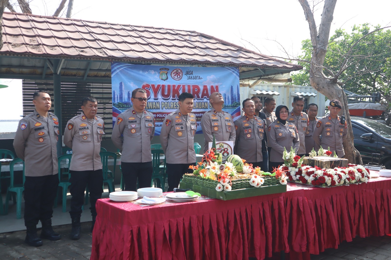 Polres Kepulauan Seribu Gelar Syukuran Hari Jadi Polwan ke-78 di Marina Ancol