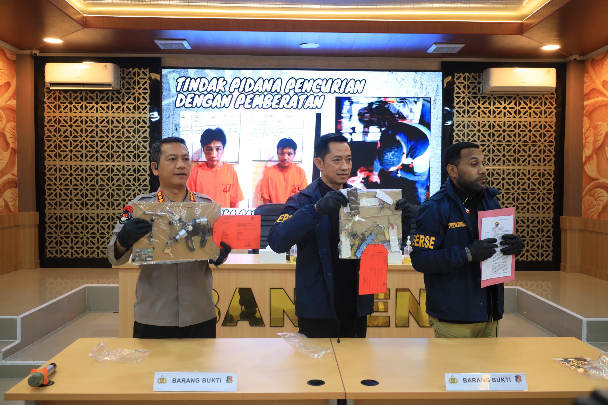 Sindikat Spesialis Curi Mobil Losbak Dibongkar Polda Banten, 11 Kendaraan Diamankan
