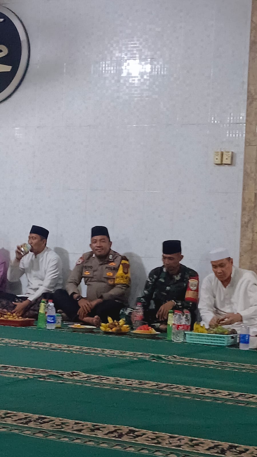Jaga Jakarta+ On The Spot, Bhabinkamtibmas Hadiri Maulid Nabi di Lengkong Gudang Timur