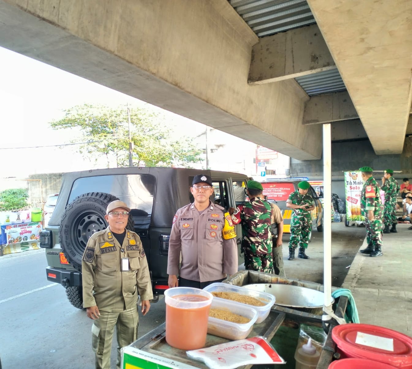 Polsek Cisauk Bersama 3 Pilar Gelar Patroli Wilayah, Wujudkan Kamtibmas Aman dan Kondusif