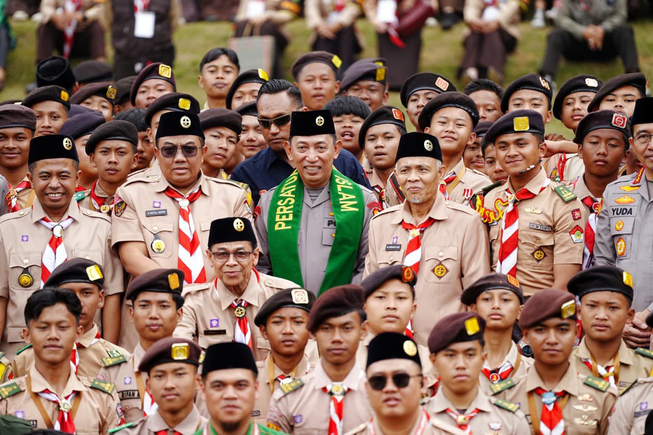 Kapolri di Kemah Nasional PUI: Jaga Persatuan, Siapkan Generasi Muda Majukan Indonesia