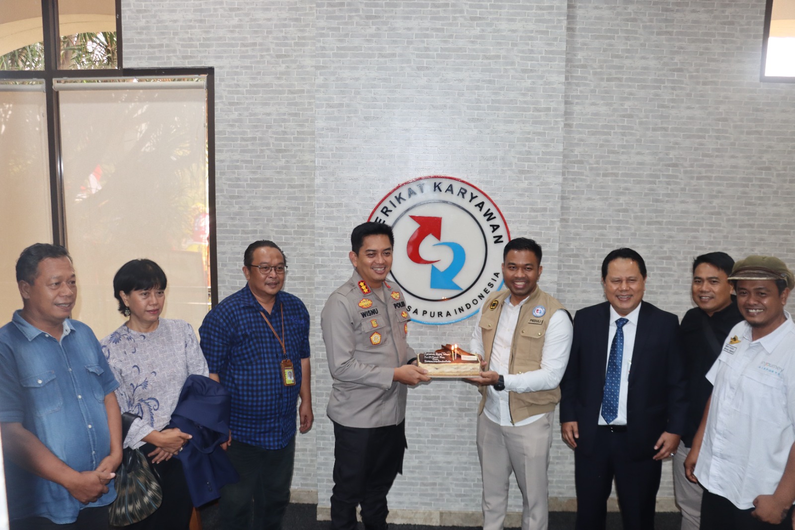 Polresta Bandara Soetta Kawal Peringatan HUT Sekarpura Ke-27
