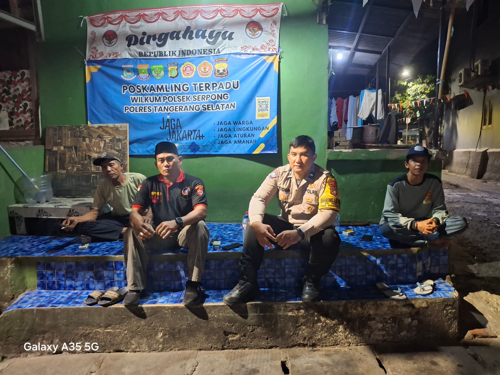 Cooling System dan Pengecekan Poskamling, Polsek Serpong Perkuat Keamanan Warga Pakualam