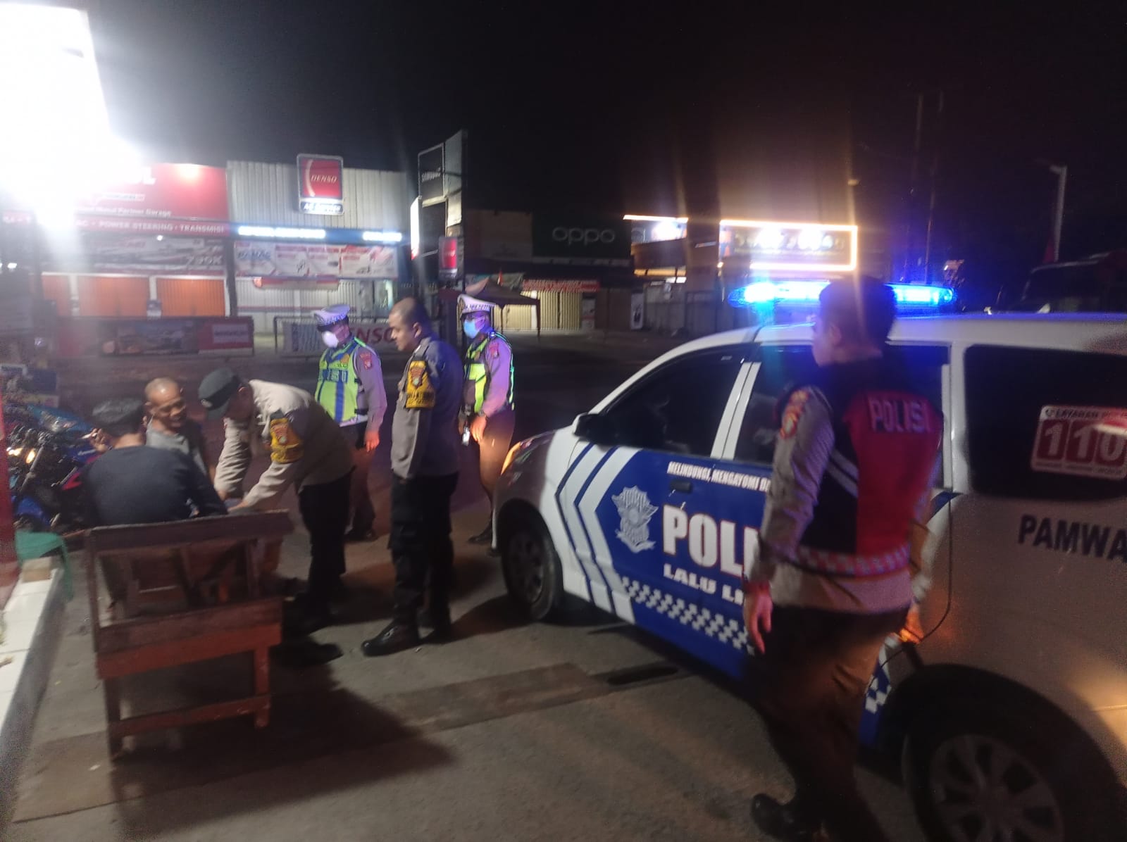 Polsek Cisauk Gelar Ops Cipta Kondisi, Antisipasi Gangguan Kamtibmas