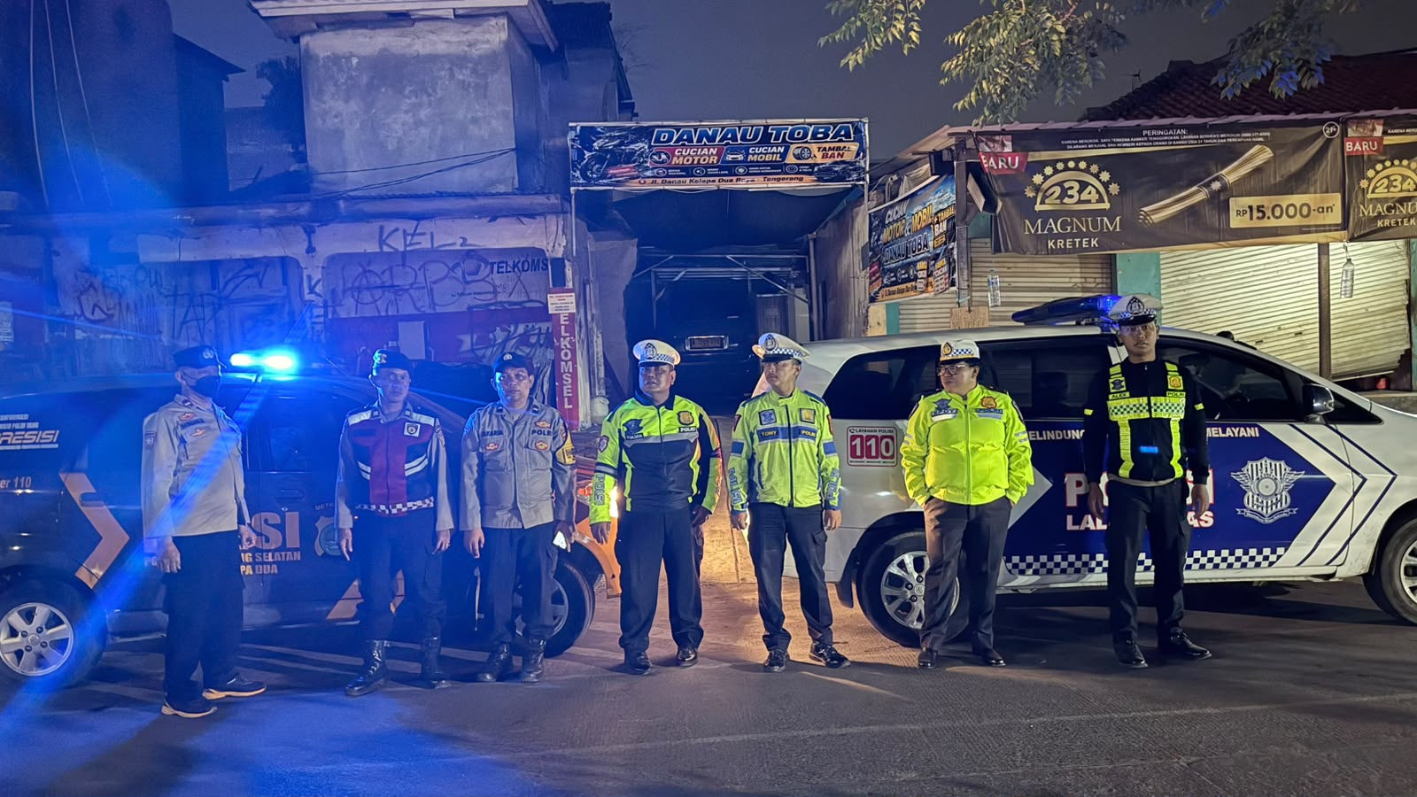 Ops Cipkon Polsek Kelapa Dua Perkuat Kamtibmas, Sasar Lokasi Rawan Gangguan Keamanan