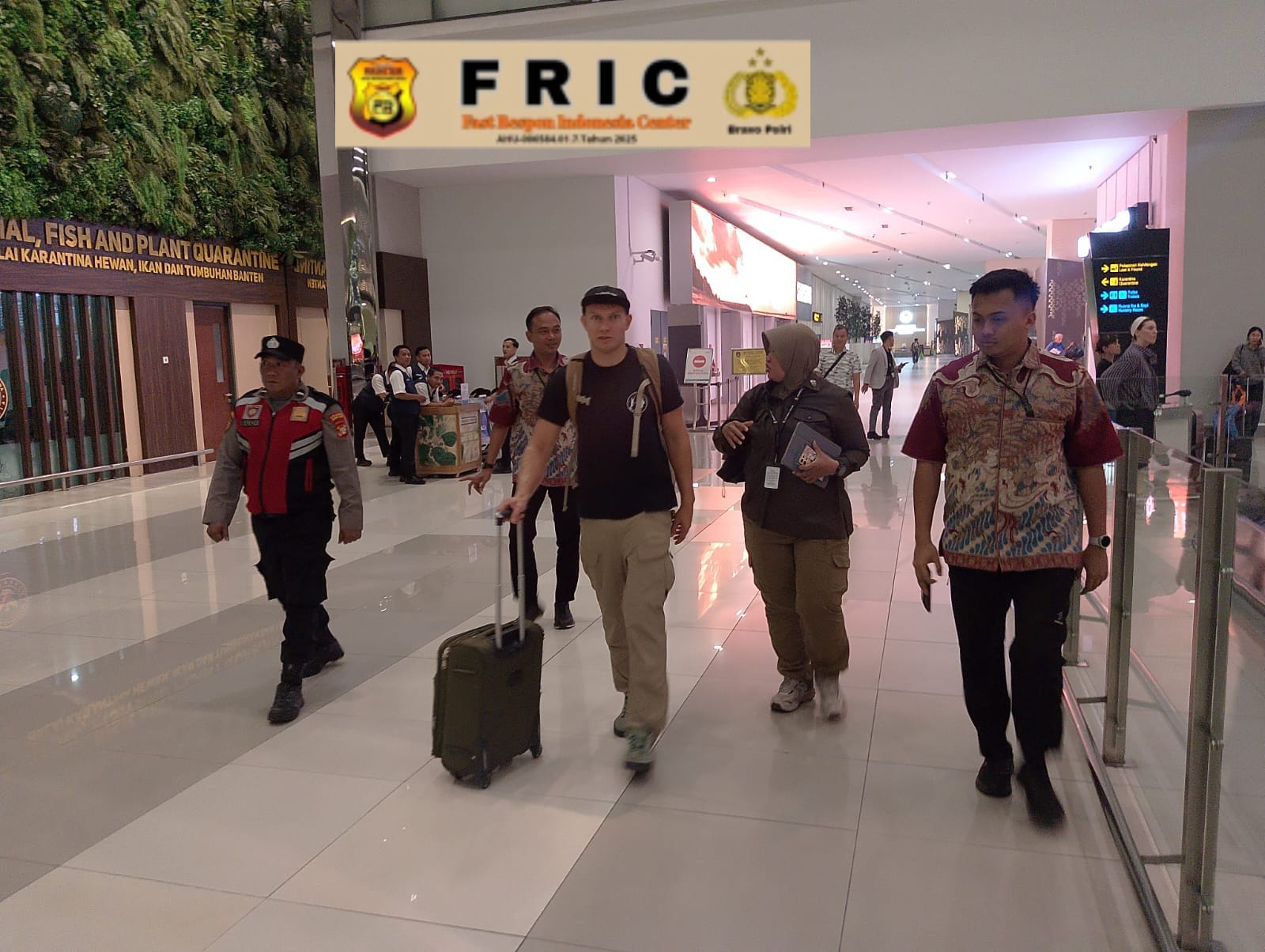 Polisi Bandara Soetta Pastikan Pengamana Kedatangan Atlet Internasional Kapolri Cup II Aman Kondusif