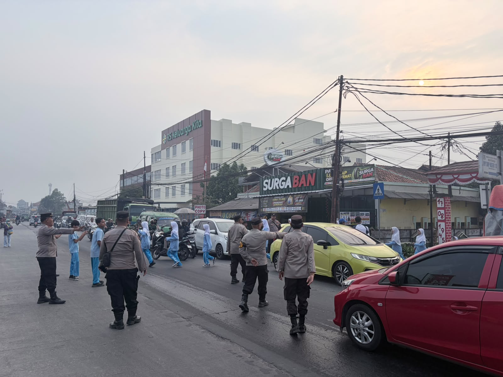 Polsek Curug Amankan Haornas 2026, Pastikan Fun Run dan Fun Walk Berlangsung Lancar