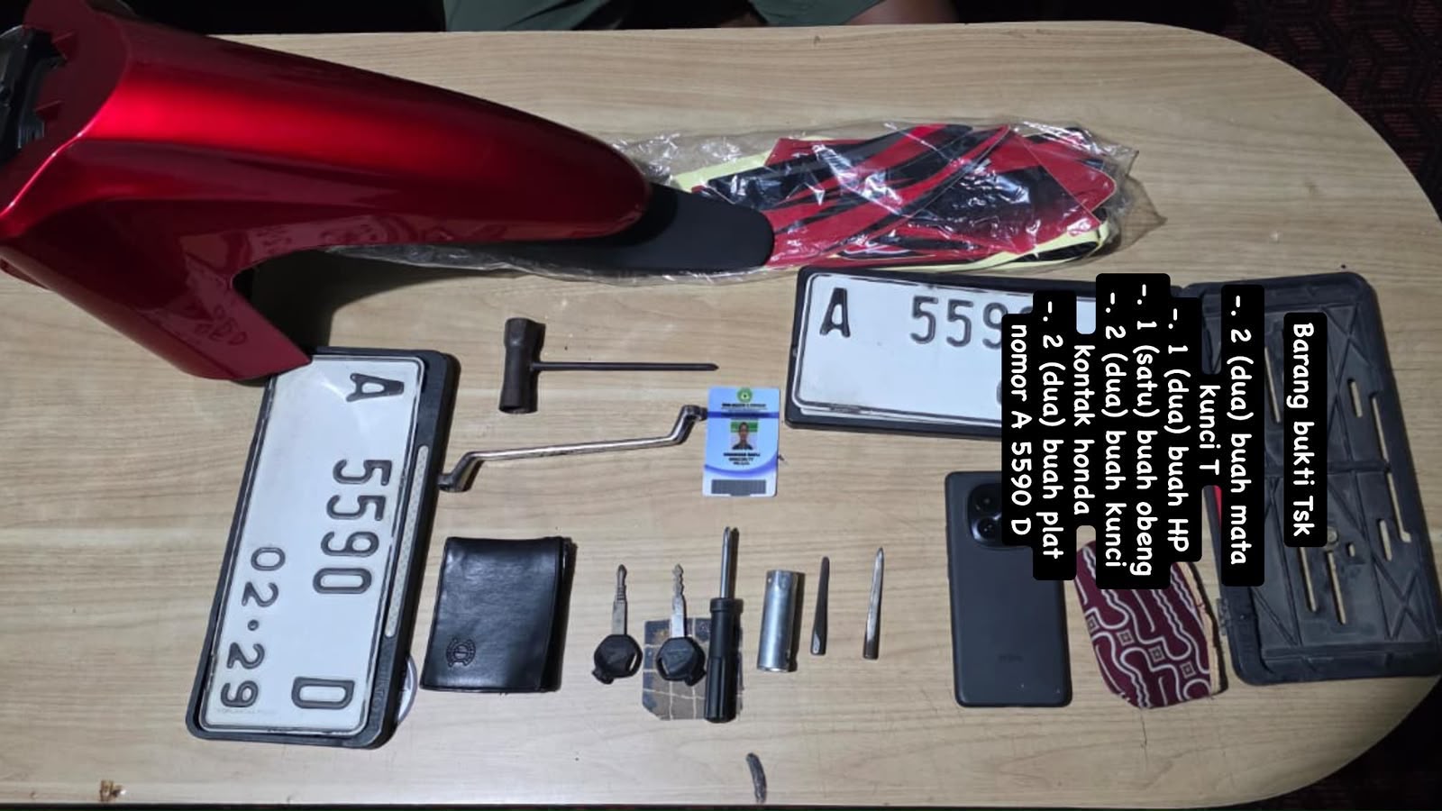 Ungkap Curanmor 30 TKP, Jatanras Tangerang Tangkap Satu Pelaku