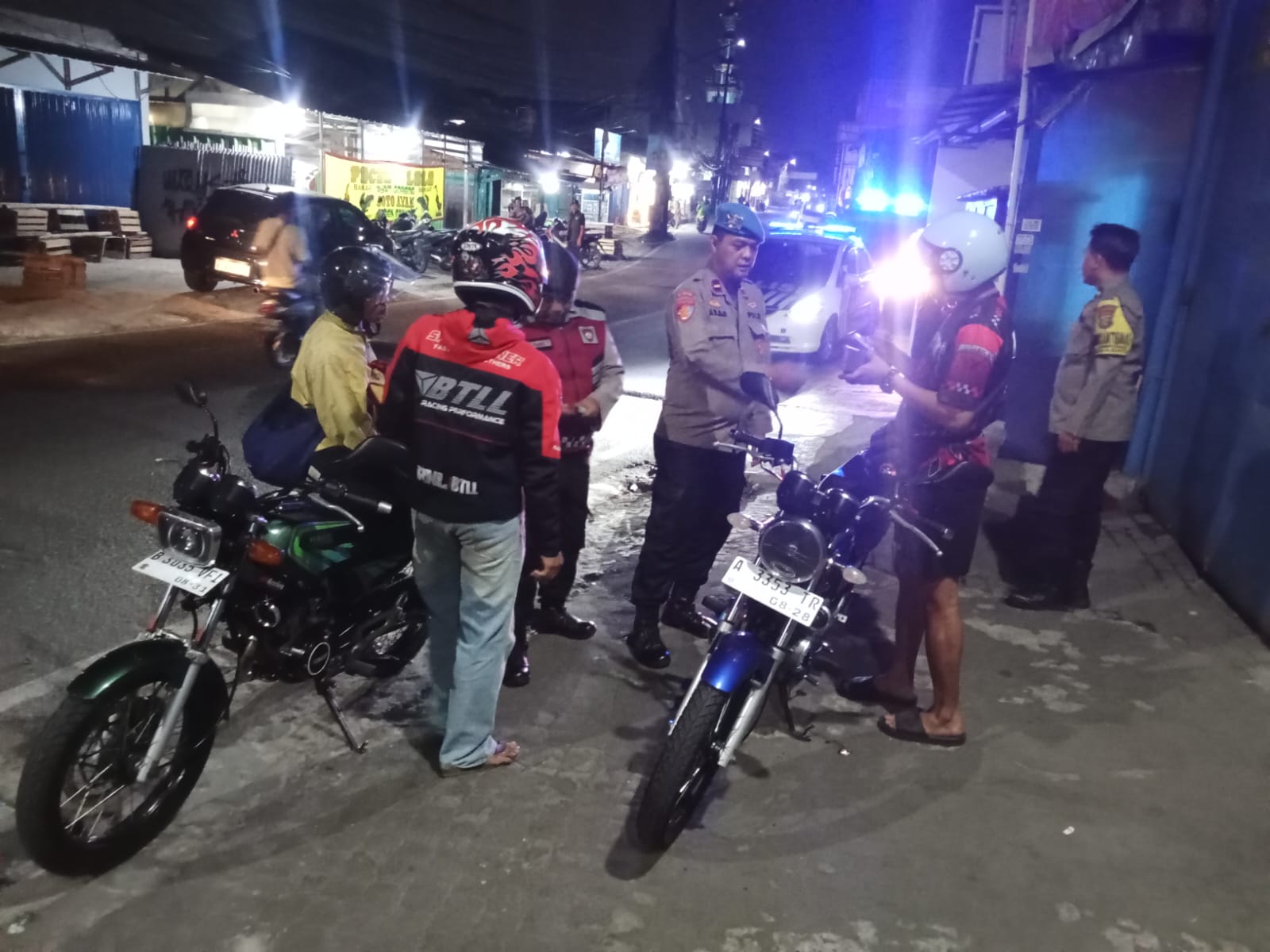 Patroli Cipta Kondisi Polsek Serpong, Jaga Kamtibmas Tetap Aman dan Kondusif
