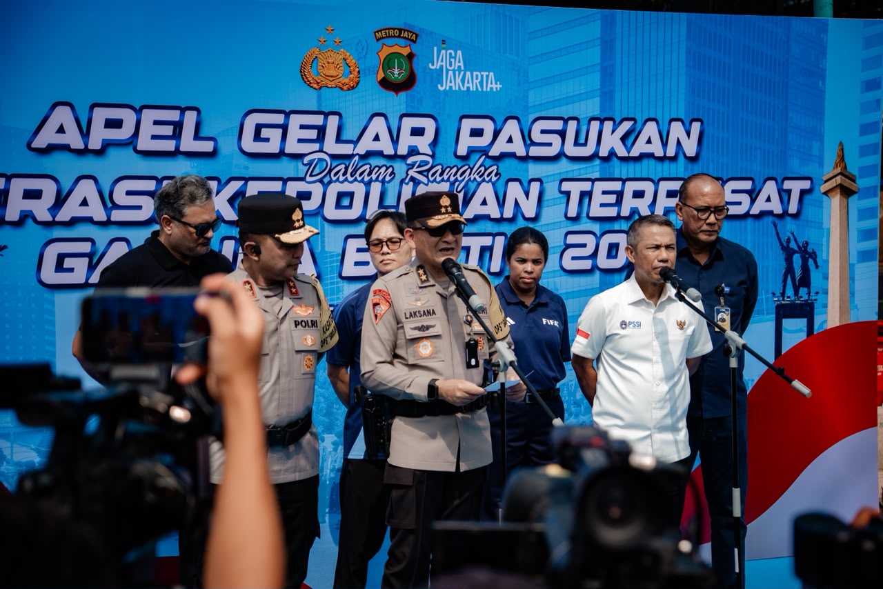 Polri Gelar Apel Pasukan Pengamanan FIFA ASEAN Cup 2026