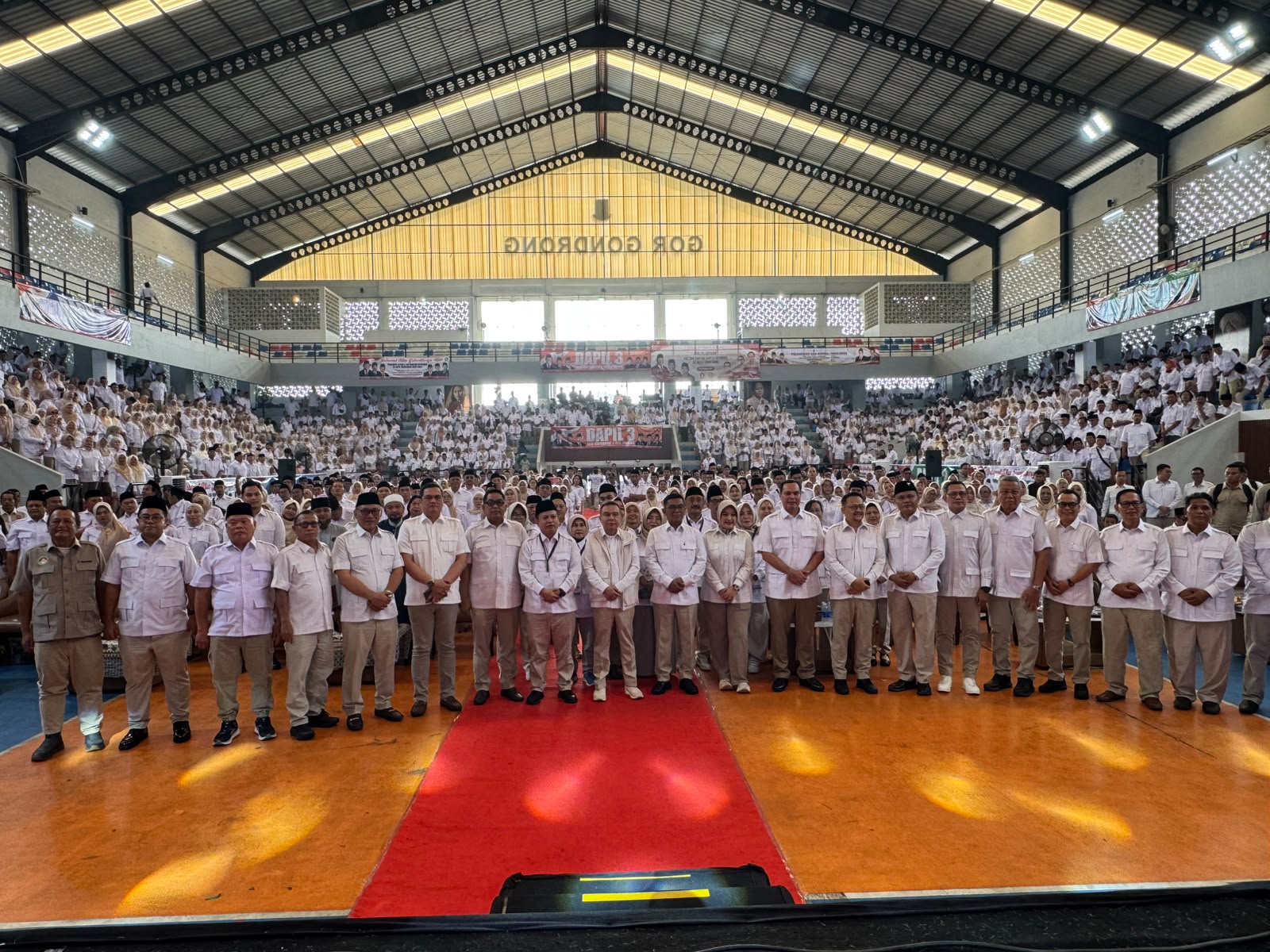 Ribuan Pengurus Partai Gerindra kota Tangerang Telah Dikukuhkan