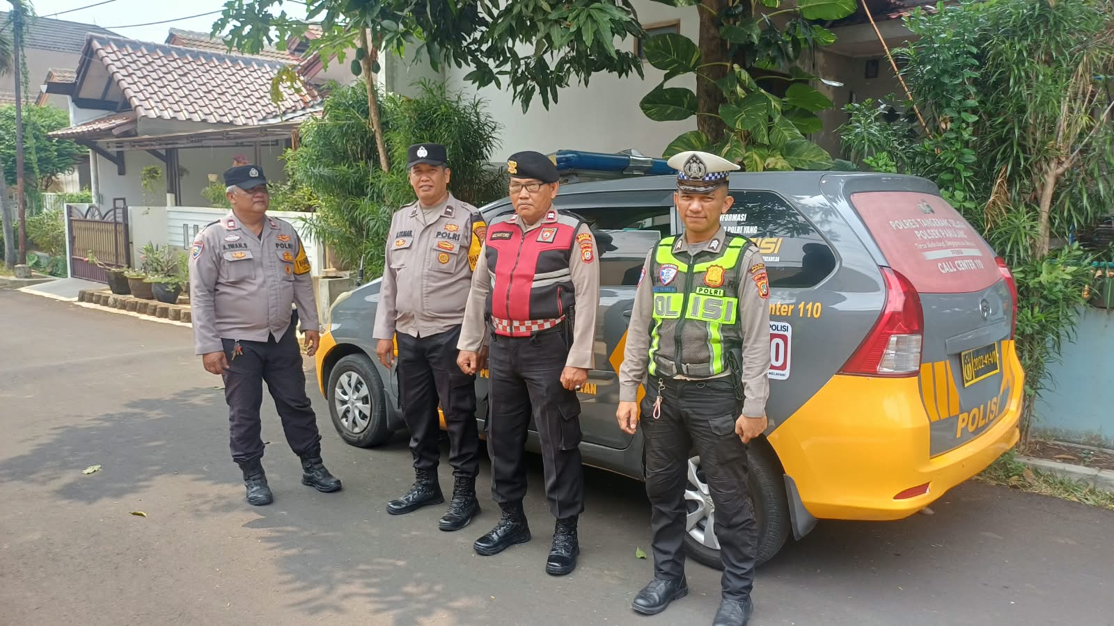 Patroli Skala Sedang Polsek Pamulang Perkuat KRYD, Jaga Wilayah Tetap Kondusif