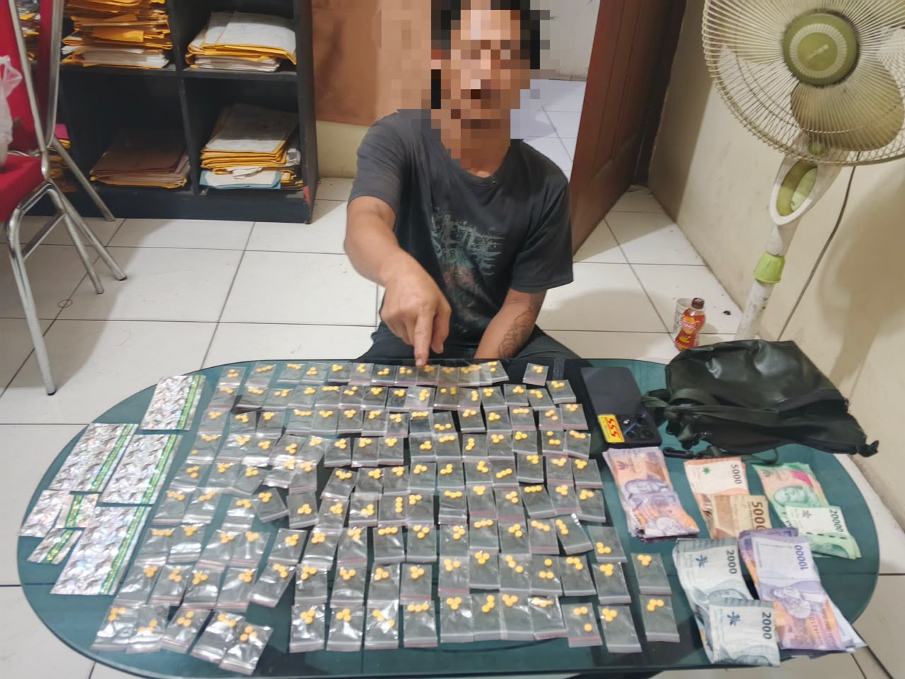 411 Butir Eximer Dan 46 Tramadol Disita, Polisi Tangkap Penjual Obat Keras Di Sepatan