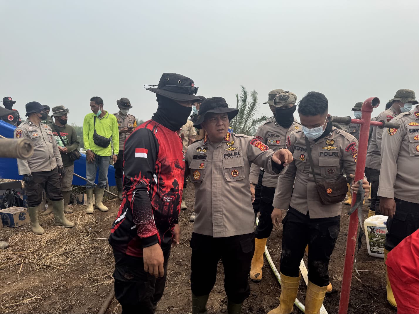 Polda Jambi Gunakan 1.400 Liter Cairan X-Fire untuk Percepat Penanganan Karhutla di Taman Nasional Berbak