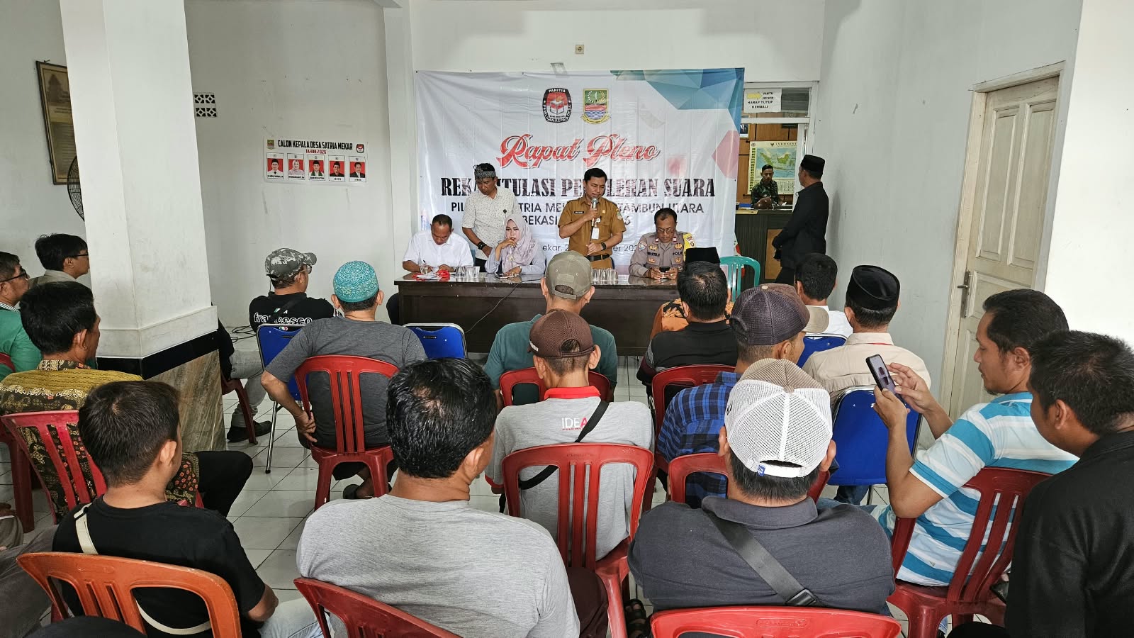 Pilkades Serentak di Kabupaten Bekasi Berlangsung Aman dan Kondusif