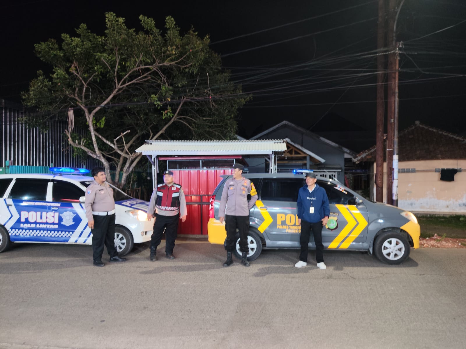 Patroli Cipta Kondisi Polsek Cisauk, Perkuat Keamanan di Titik Rawan