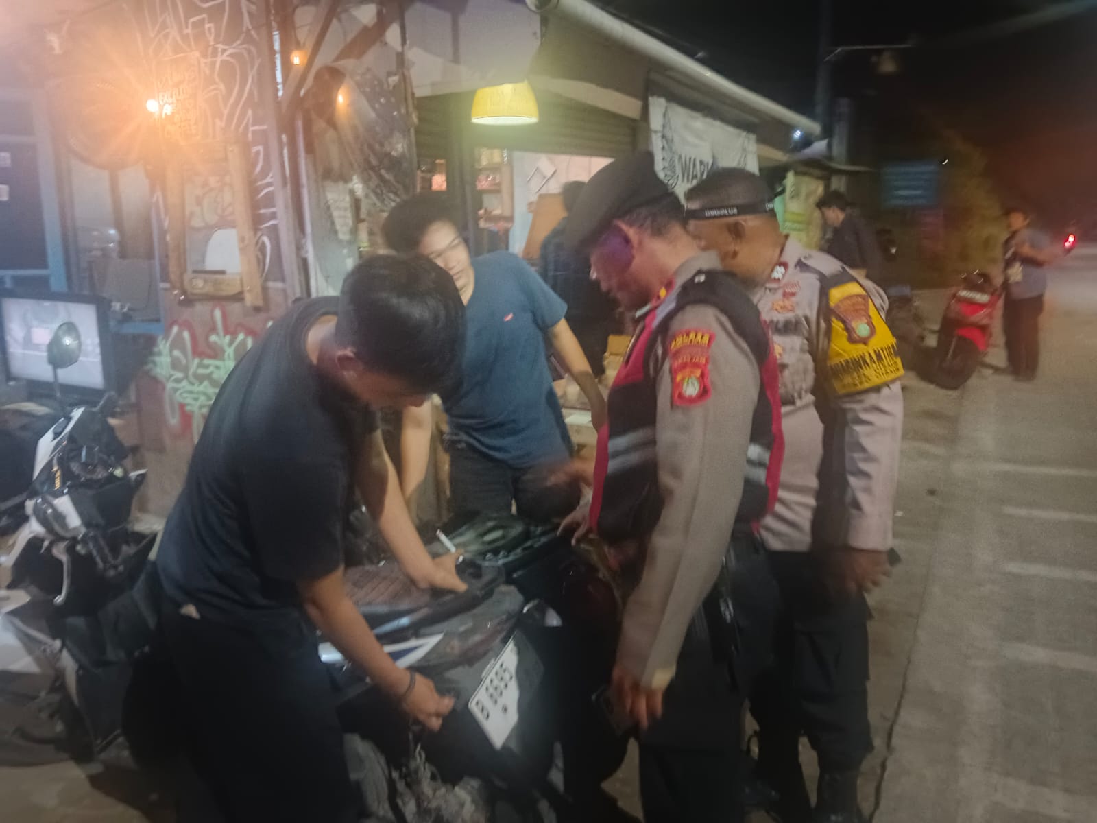 Polsek Cisauk Perkuat Langkah Preventif Lewat Patroli Cipkon dan Stasioner