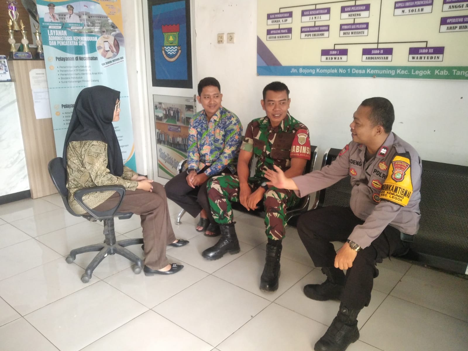 Bhabinkamtibmas Kemuning Ajak Warga Bersama Jaga Lingkungan dan Kamtibmas