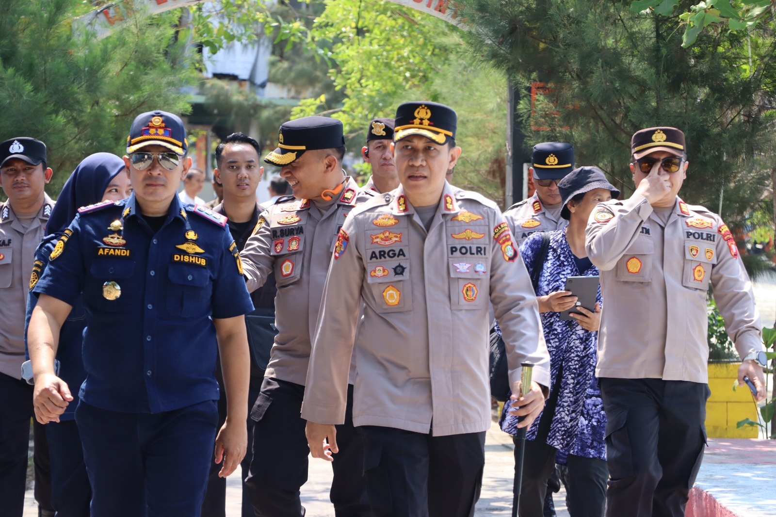 Wagub DKI Jakarta Kunjungi Pulau Tidung dan Pulau Untung Jawa, Kapolres Kepulauan Seribu Pastikan Pengamanan Berjalan Aman