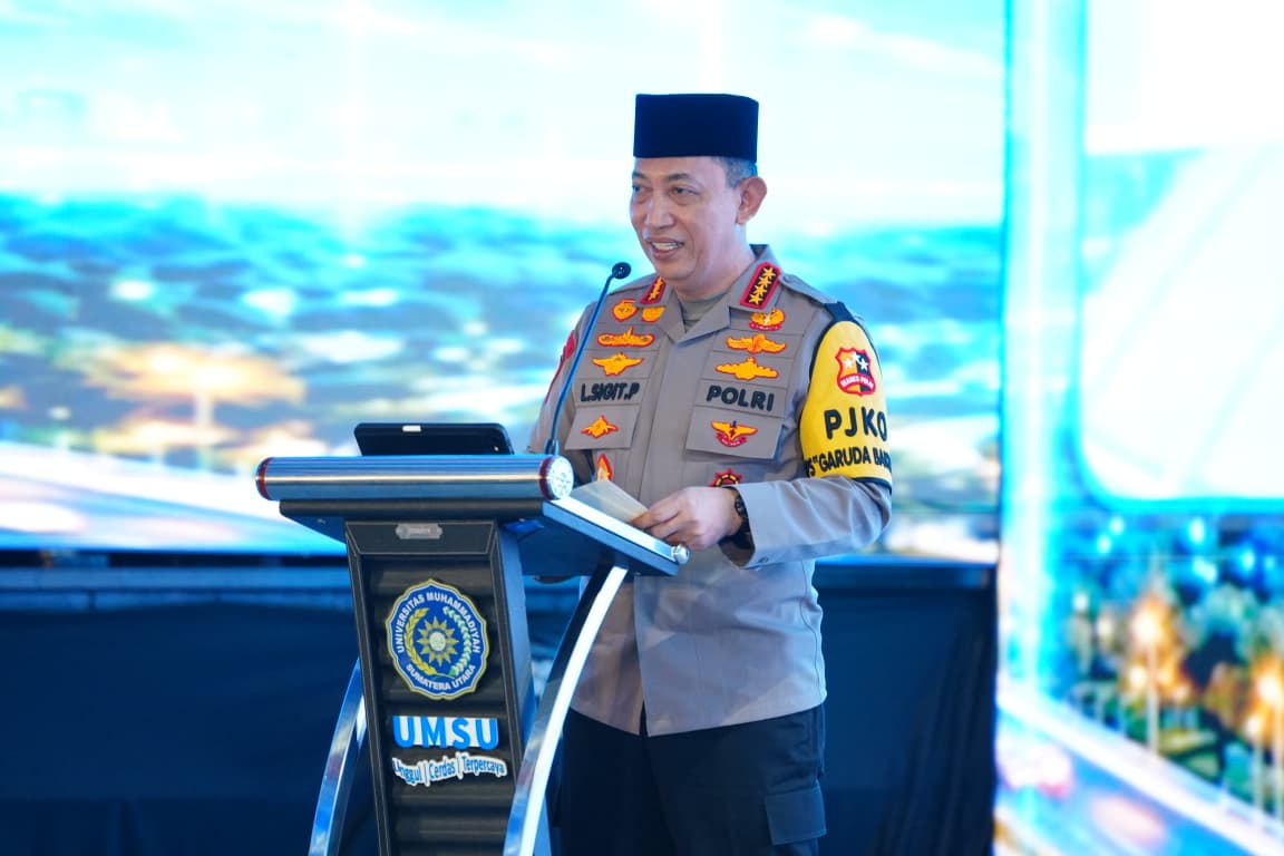 Kapolri: Mahasiswa UMSU Disiapkan Menjadi Pemimpin Indonesia Emas 2045