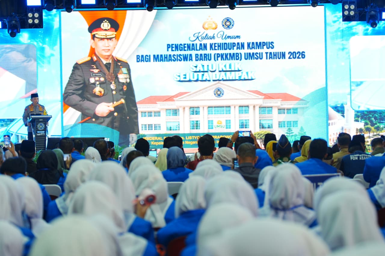 Kapolri Ajak Mahasiswa Jadi Agen Perubahan dan Perekat Persatuan