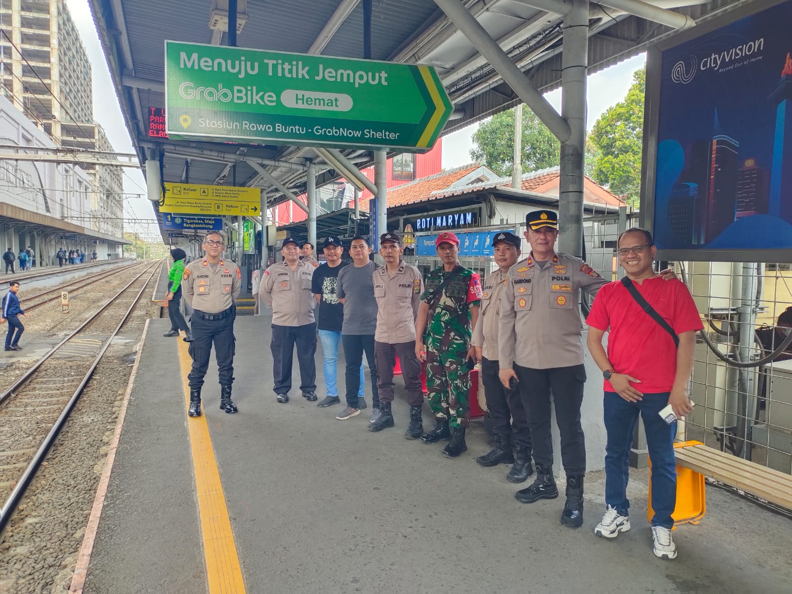 Polsek Serpong Gelar Patroli Strong Point dan Pemantauan Stasiun Rawabuntu