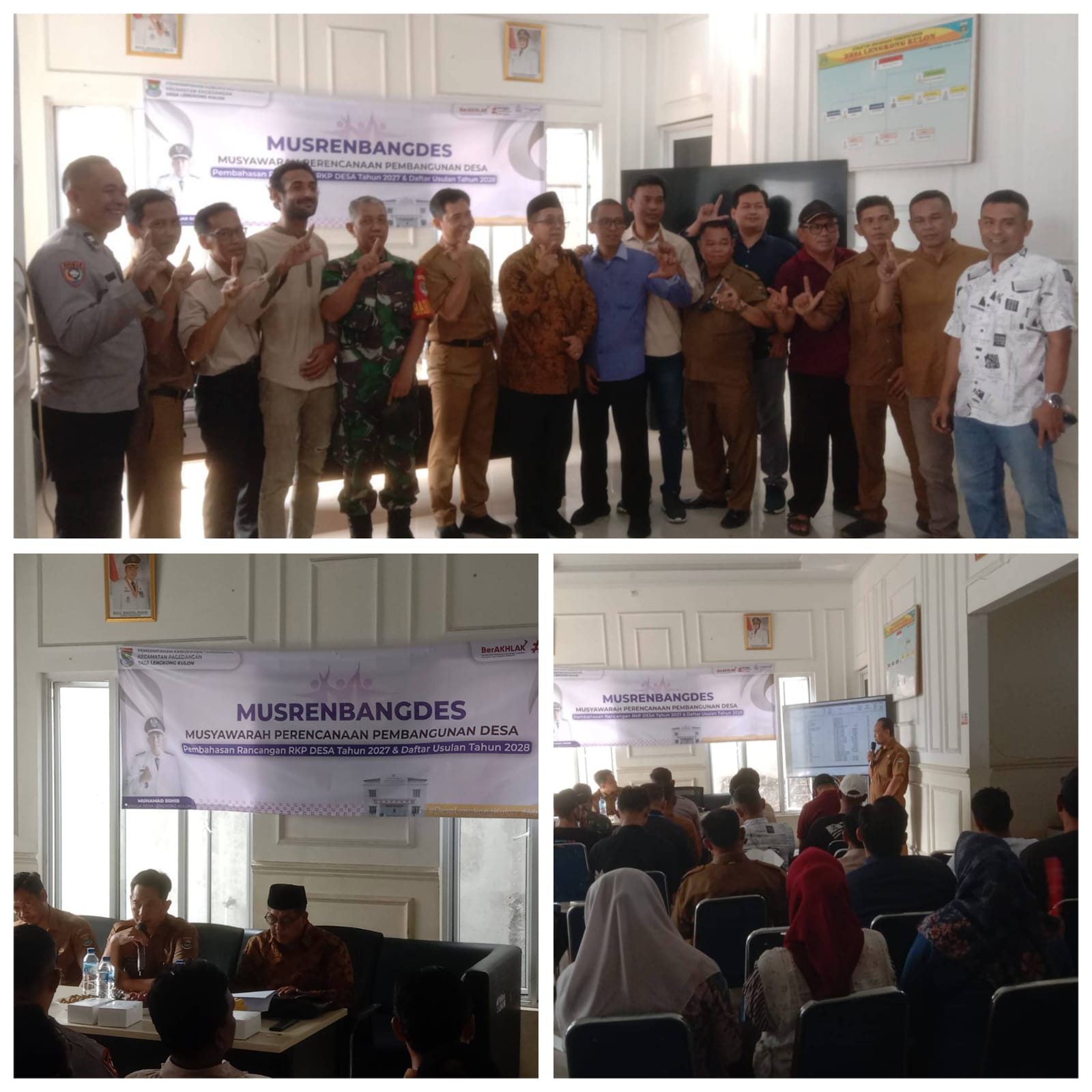 Prioritaskan pembangunan sarana prasarana warga, Musrenbang Desa Lengkong Kulon 2027 berjalan lancar