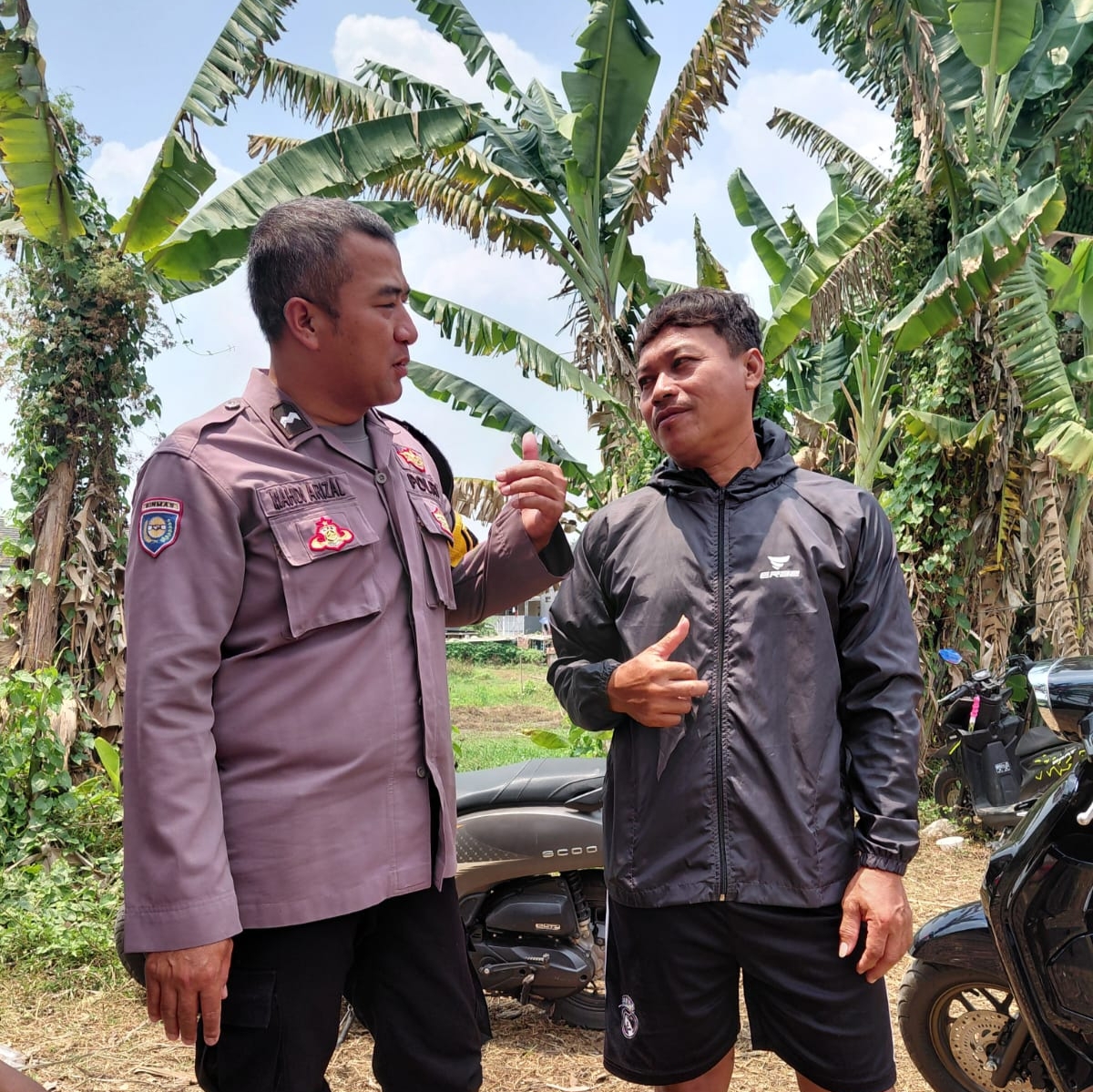 Sambang Cooling System, Bhabinkamtibmas Legok Perkuat Kemitraan dengan Warga