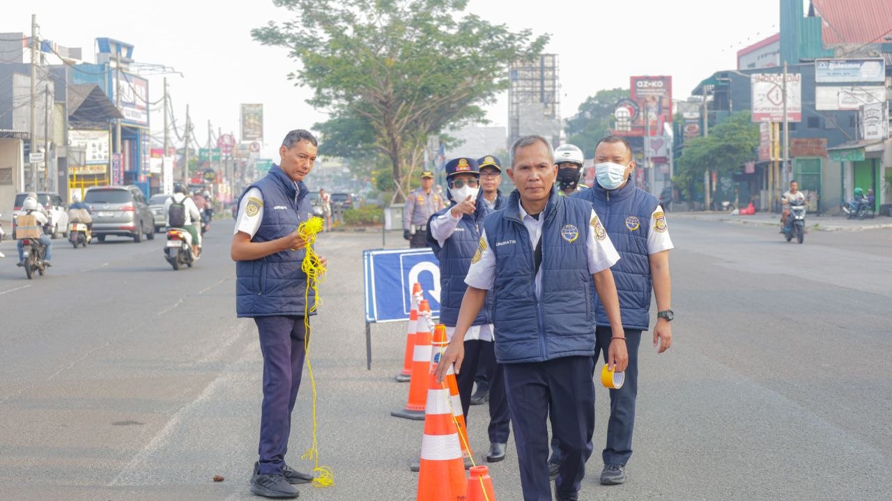 Uji Coba U-Turn Rawa Buntu Dimulai, Dishub Tangsel Siapkan Dua Titik Putar Balik