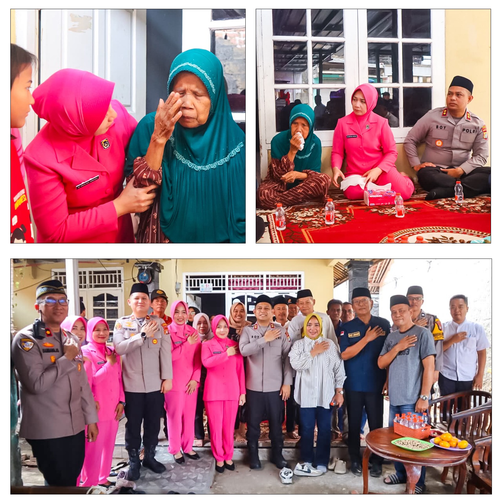 Kapolres Tangsel Sambangi Rumah Duka Pengemudi Ojol, Berikan Tali Asih untuk Keluarga Almarhum