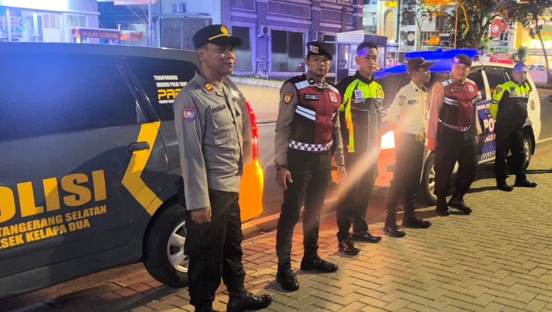 Polsek Kelapa Dua Gelar Ops Cipkon dan Razia Stasioner, Antisipasi Gangguan Kamtibmas