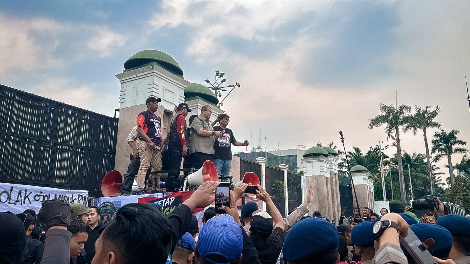 Aspirasi Disampaikan dengan Tertib, Polda Metro Jaya Apresiasi Massa Ojol