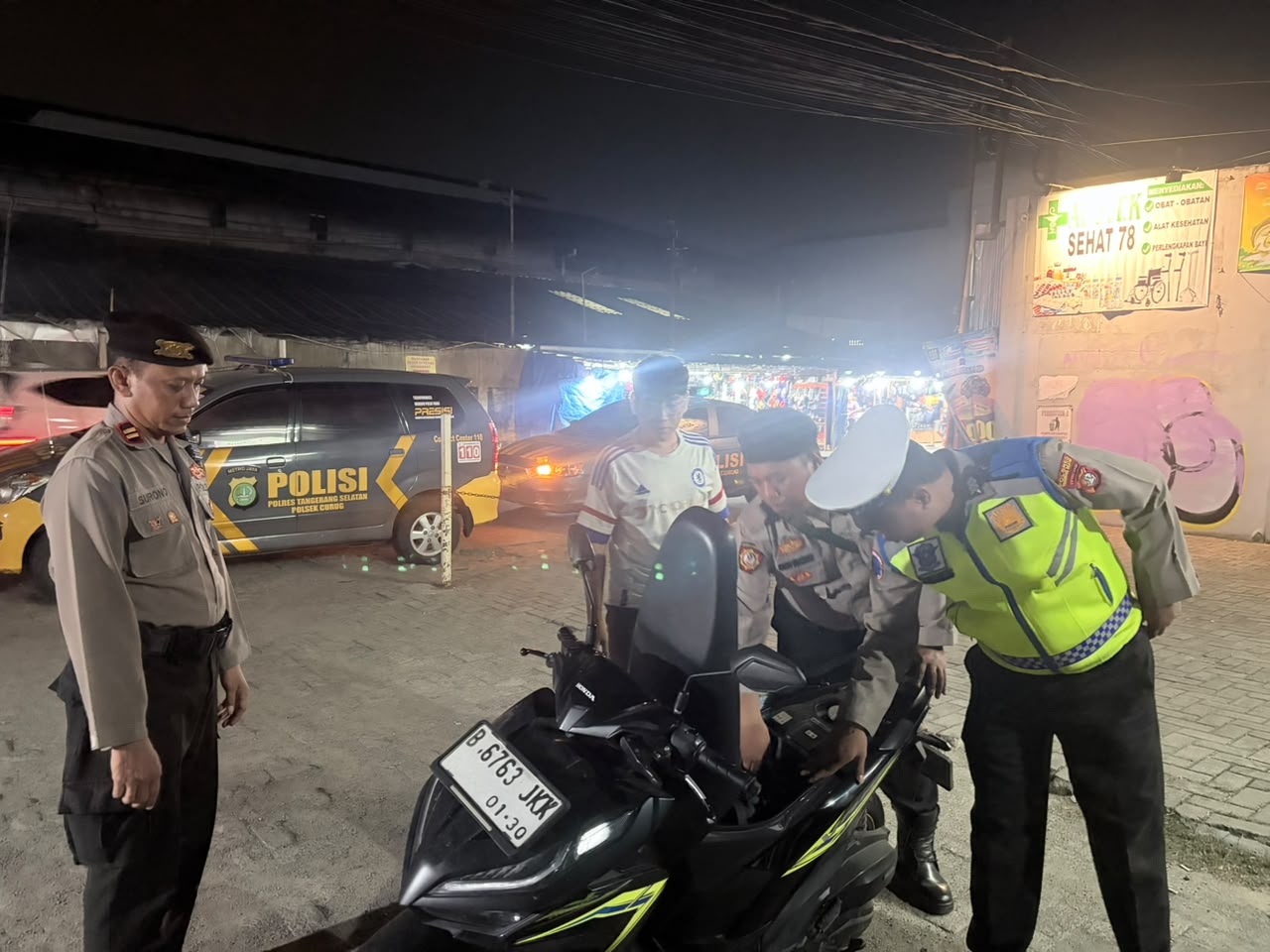 Polsek Curug Tingkatkan Patroli Cipkon dan Razia Stasioner, Ciptakan Situasi Kamtibmas yang Kondusif