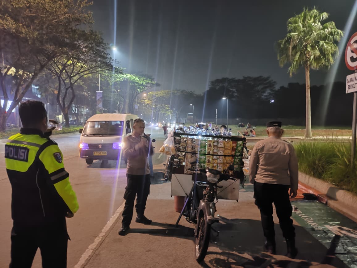 Polsek Cisauk Tingkatkan Patroli Malam, Jaga Wilayah Tetap Aman