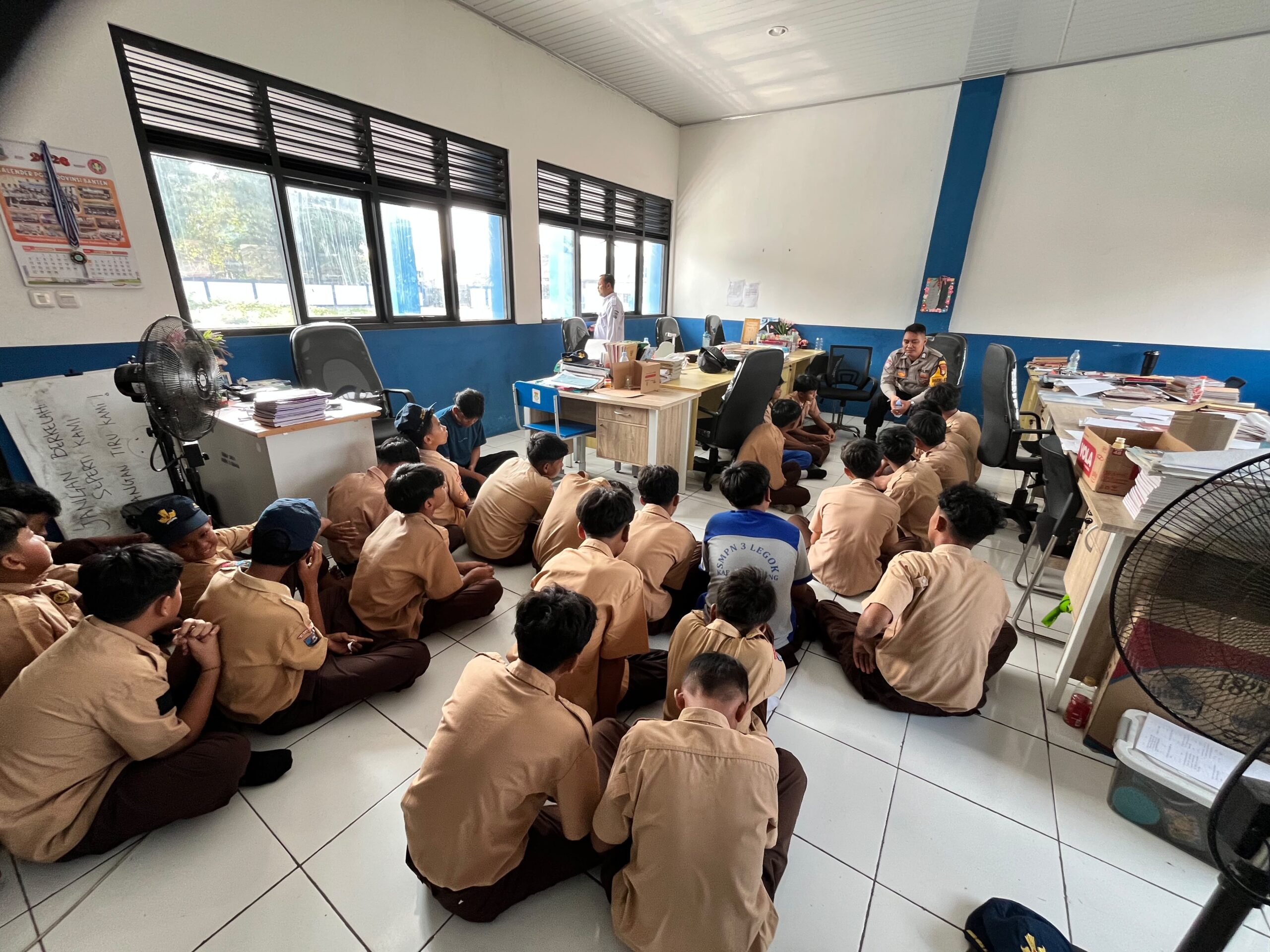 Police Go to School, Polsek Legok Cegah Tawuran dan Aksi Demo Pelajar