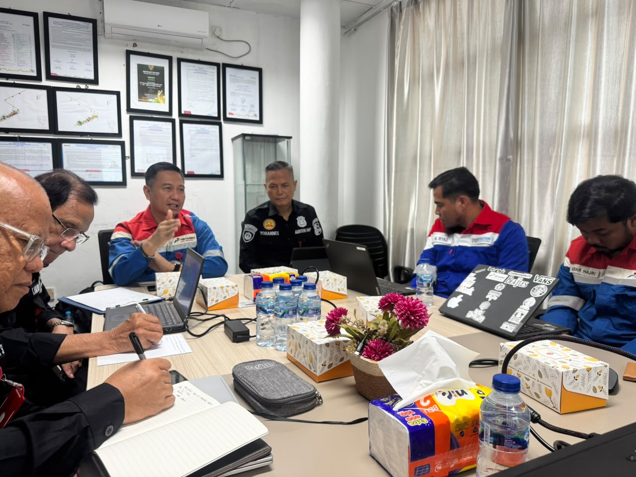 Baharkam Polri Audit Re-Sertifikasi Sistem Manajemen Pengamanan PT PGN ST Gas Panaran Batam