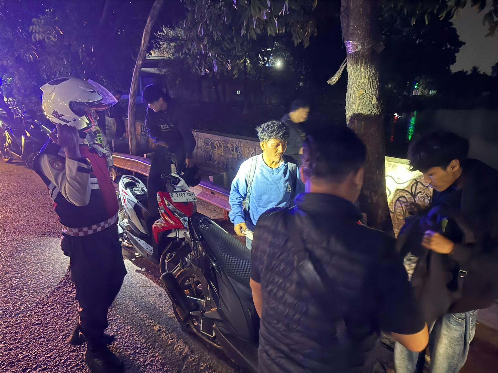 Patroli Cipkon Polsek Pamulang Perkuat Keamanan, Cegah 3C hingga Tawuran di Jam Rawan