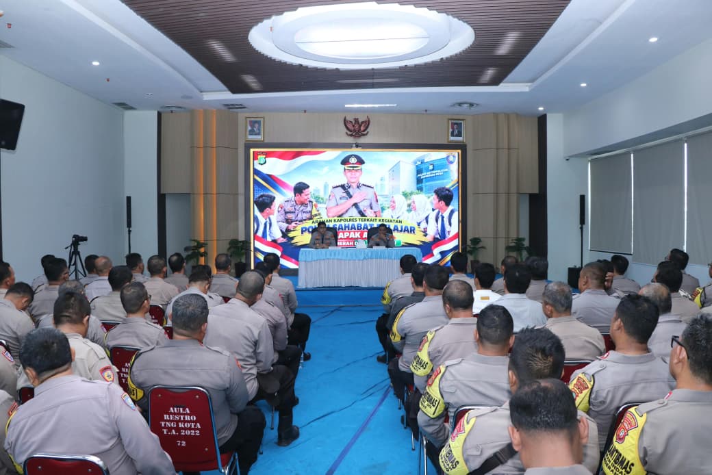 108 Polisi Siap Jadi Bapak Asuh, Pelajar Di Tangerang Dipantau Agar Tak Terjerumus Aksi Massa