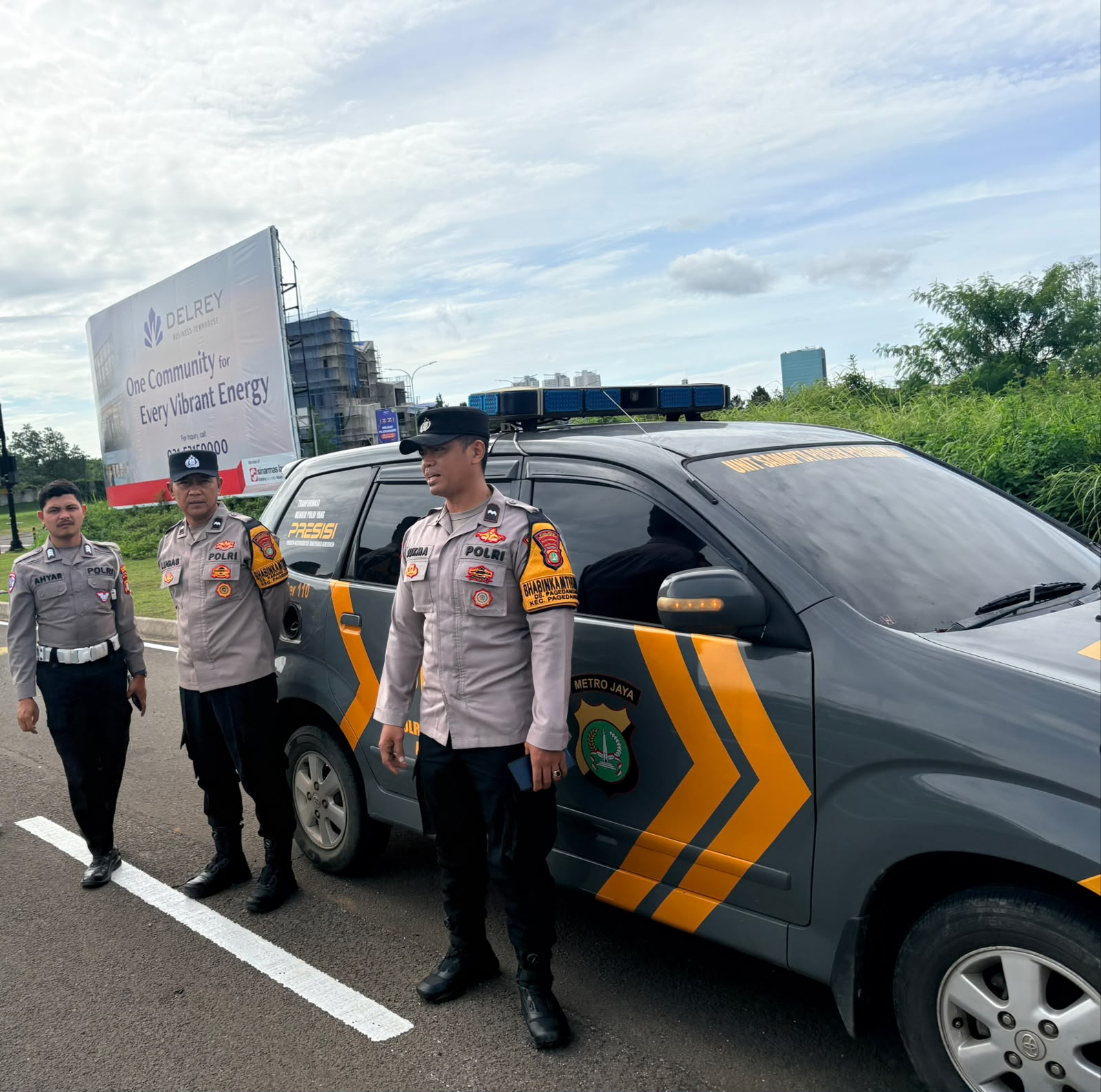 Polsek Pagedangan Gelar Patroli Cipta Kondisi dan KRYD, Perkuat Keamanan Wilayah