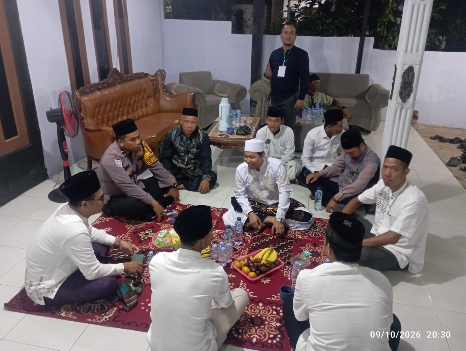 Bhabinkamtibmas Lengkong Karya Hadiri Peringatan Maulid Nabi Muhammad SAW, Perkuat Cooling System dan Kerukunan Warga