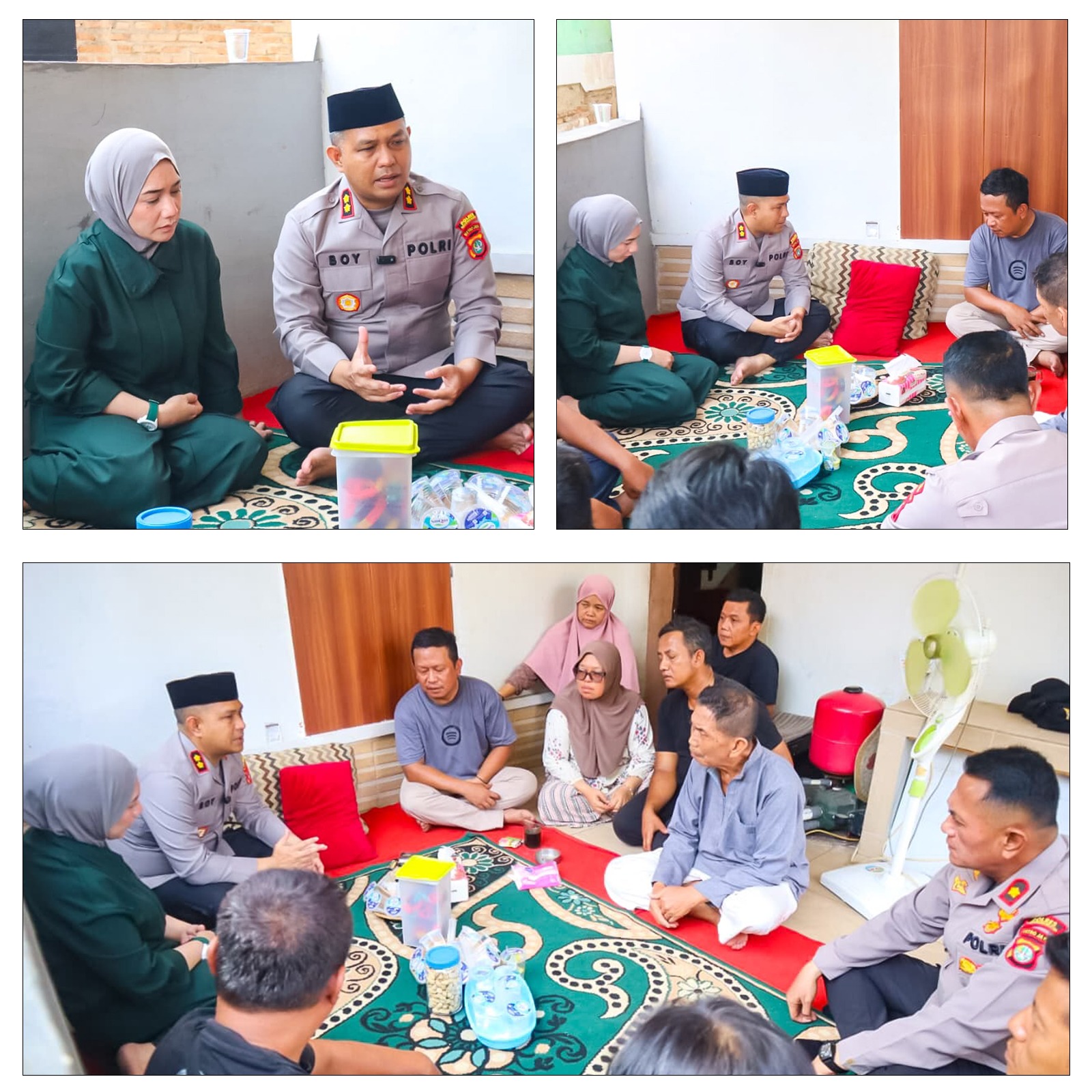 Kapolres Tangsel Berikan Tali Asih kepada Keluarga Korban Pelajar, Tegaskan Komitmen Usut Tuntas Kasus