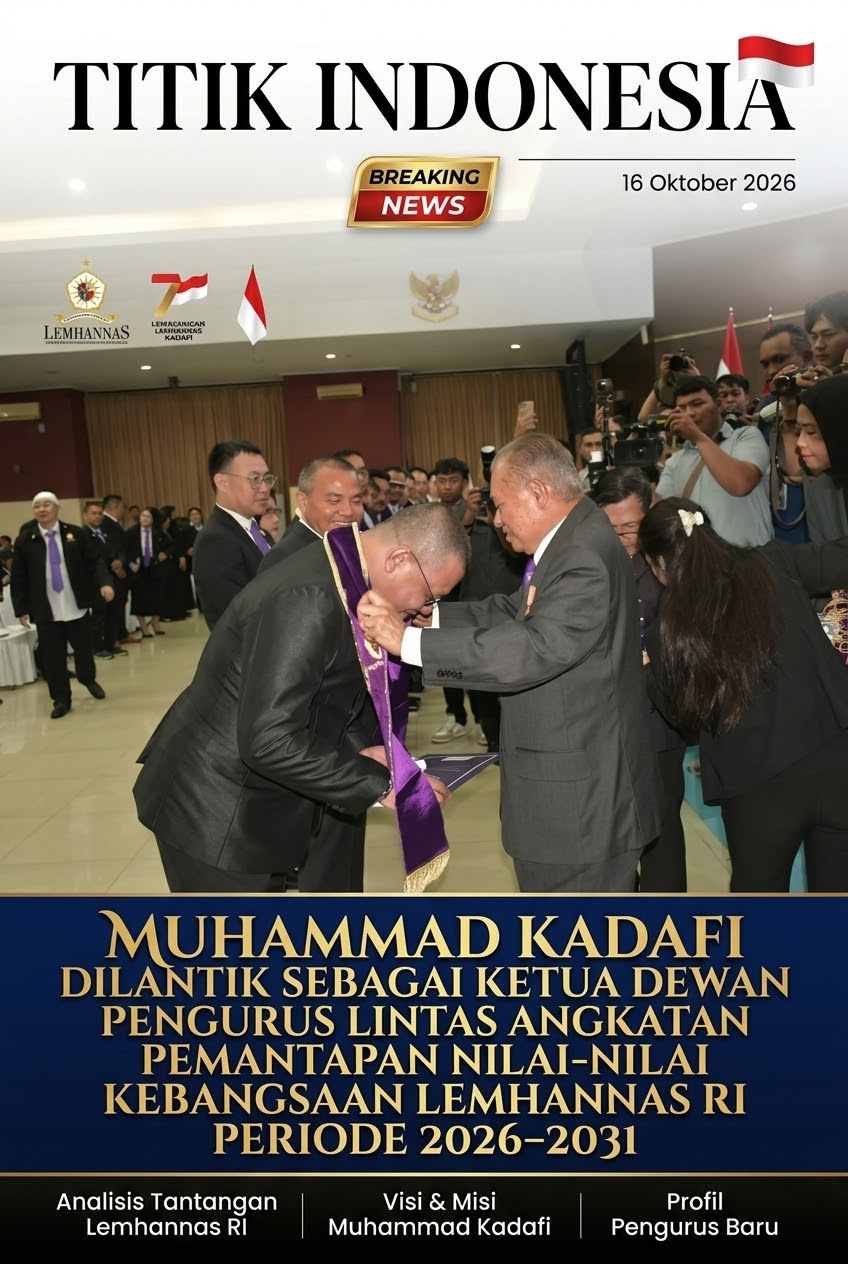 Muhammad Kadafi Dilantik sebagai Ketua Dewan Pengurus Lintas Angkatan Pemantapan Nilai-Nilai Kebangsaan Lemhannas RI Periode 2026–2031