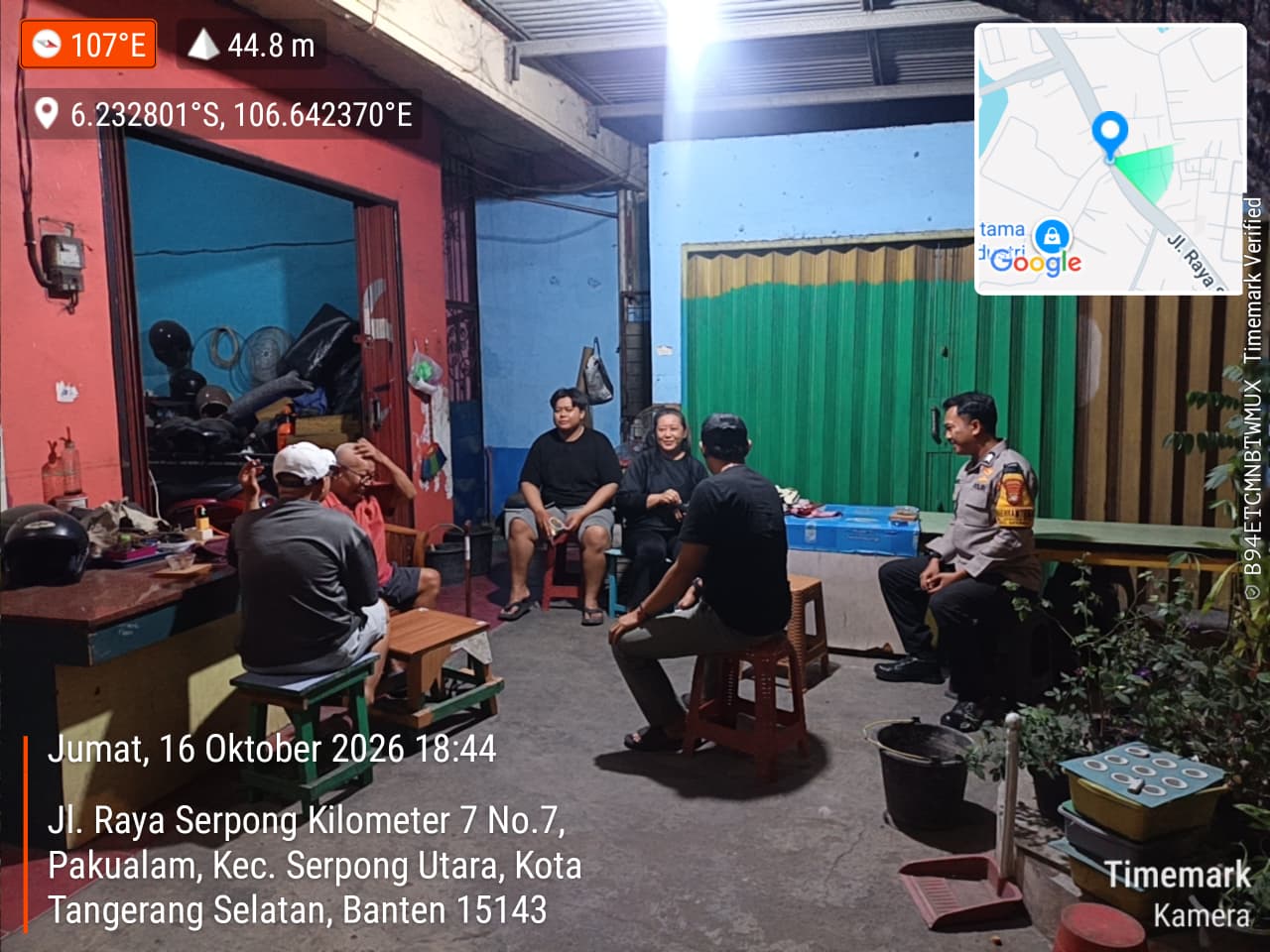 Polsek Serpong Tindak Lanjuti Pengaduan Debt Collector melalui Layanan Polisi 110